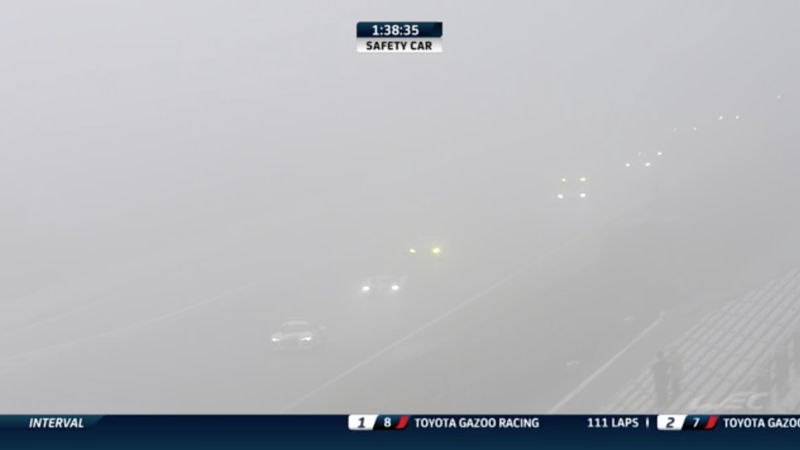 What much of the race looked like. Screencap via WEC.